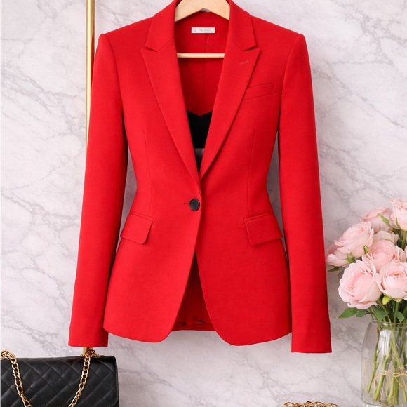 rag & bone Jackets & Blazers - Rag & Bone Vibrant Red Jacket